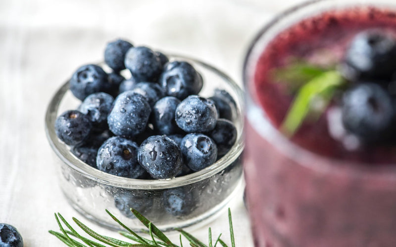 Blueberries Punch! A smoothie that you will surely like