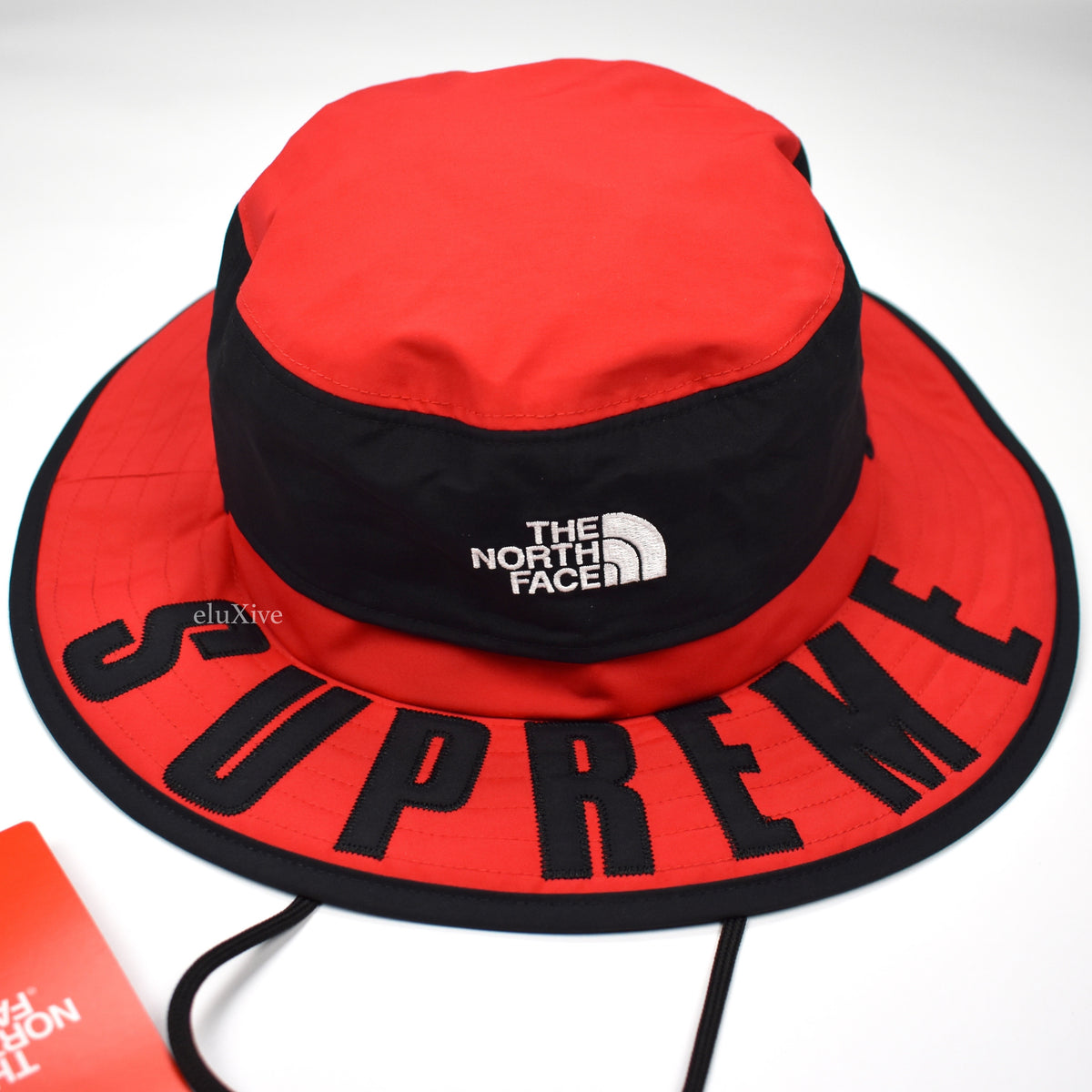 supreme x tnf bucket hat