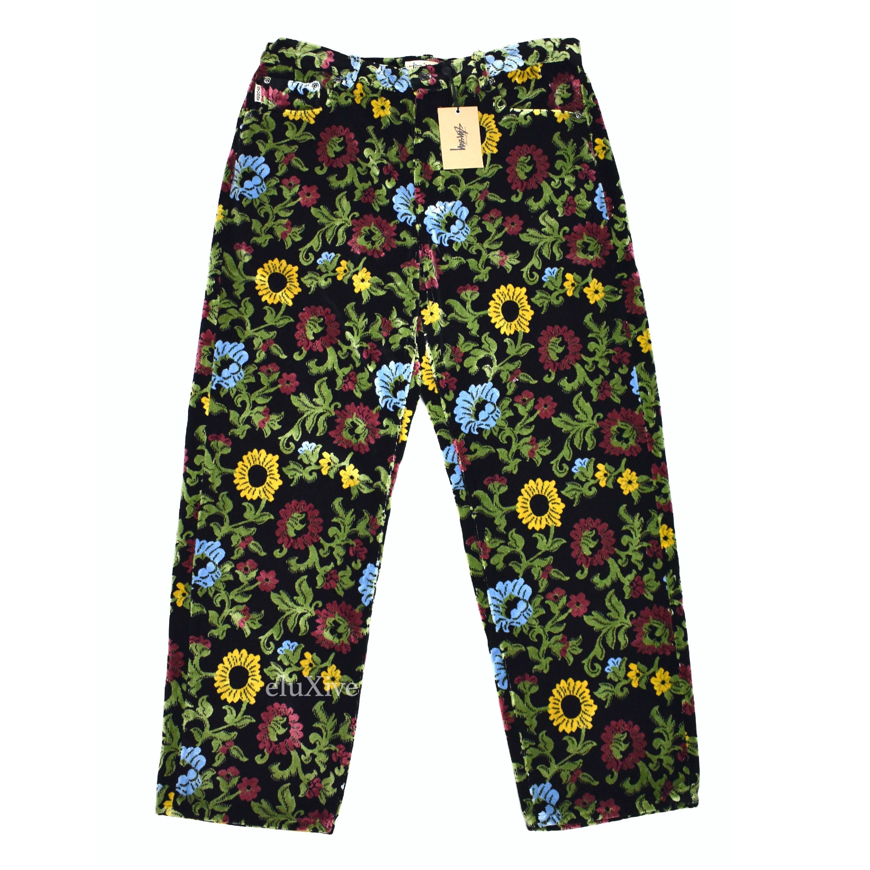 Stussy FLORAL JACQUARD BIG OL' JEANS