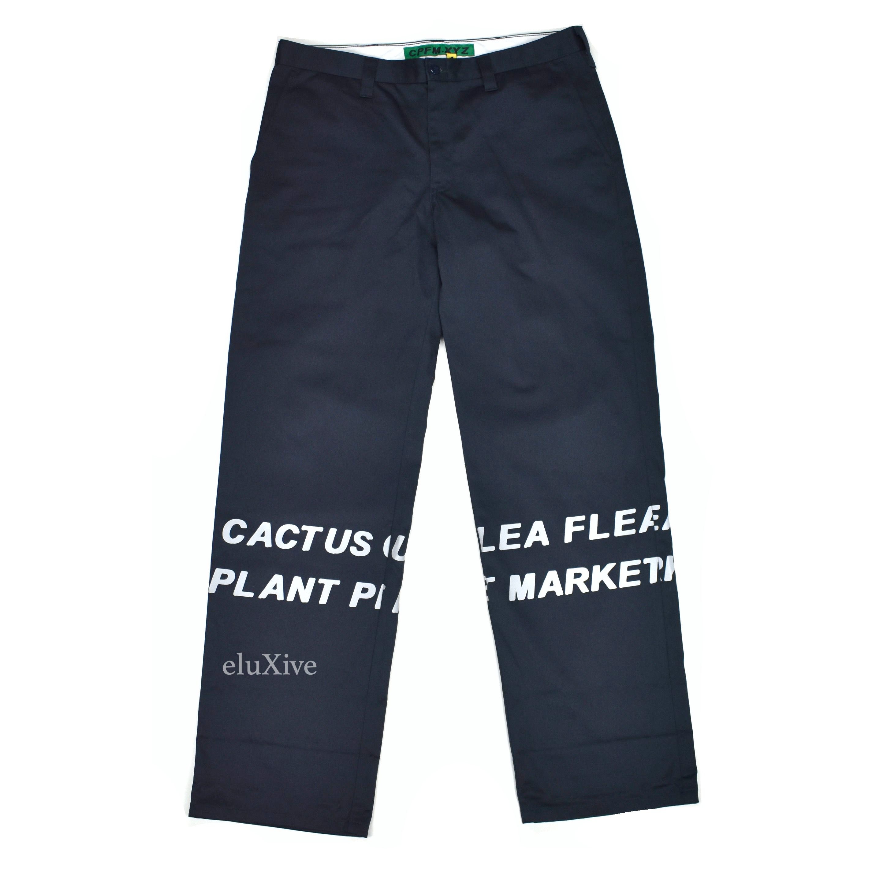 Cactus Plant Flea Market - Navy Hi-Vis Logo Safety Pants – eluXive