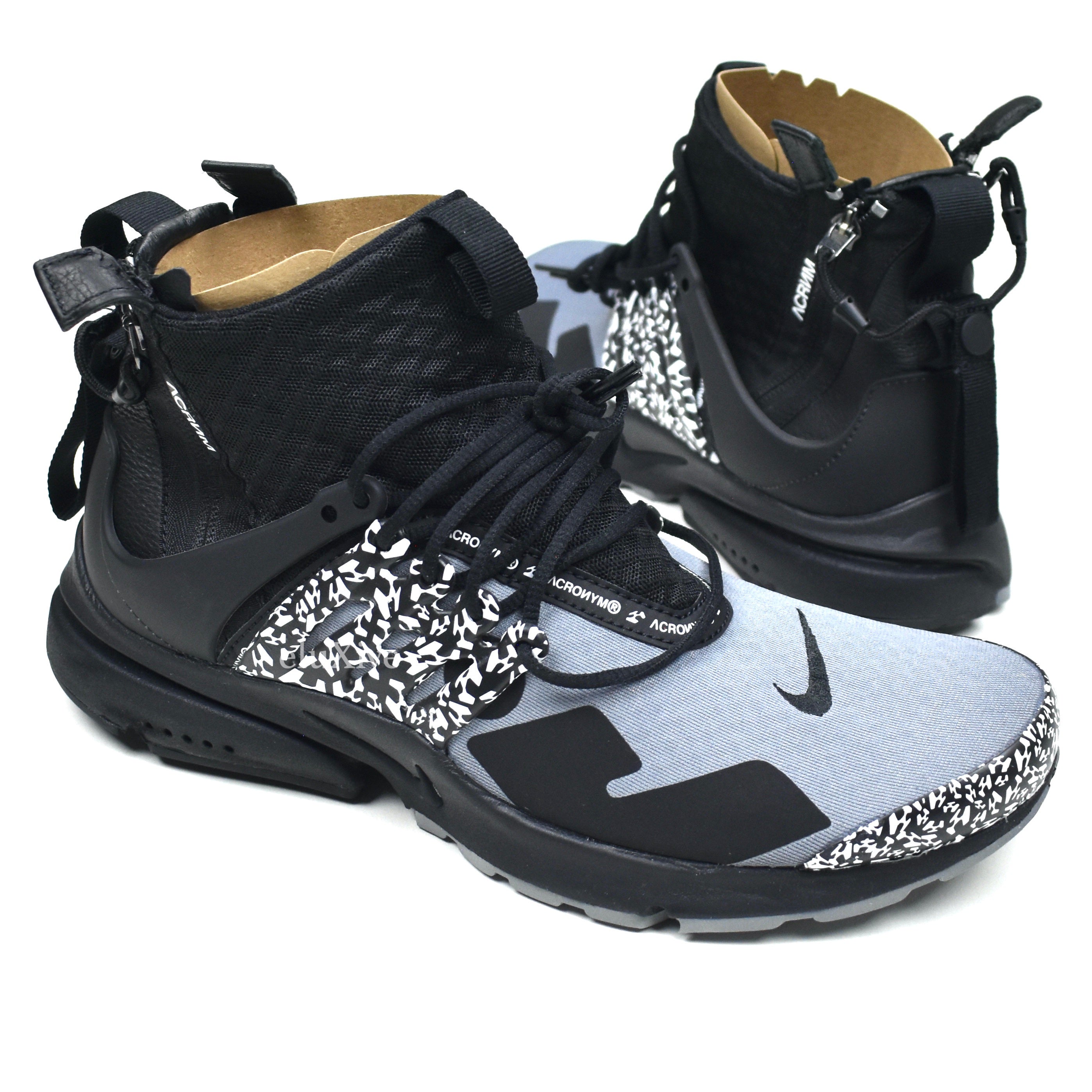 Nike x - Air Presto Mid 'Safari' (Black/Gray) –