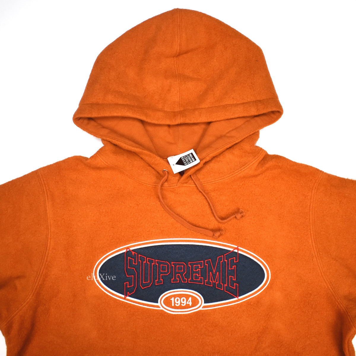 supreme orange sweatshirt