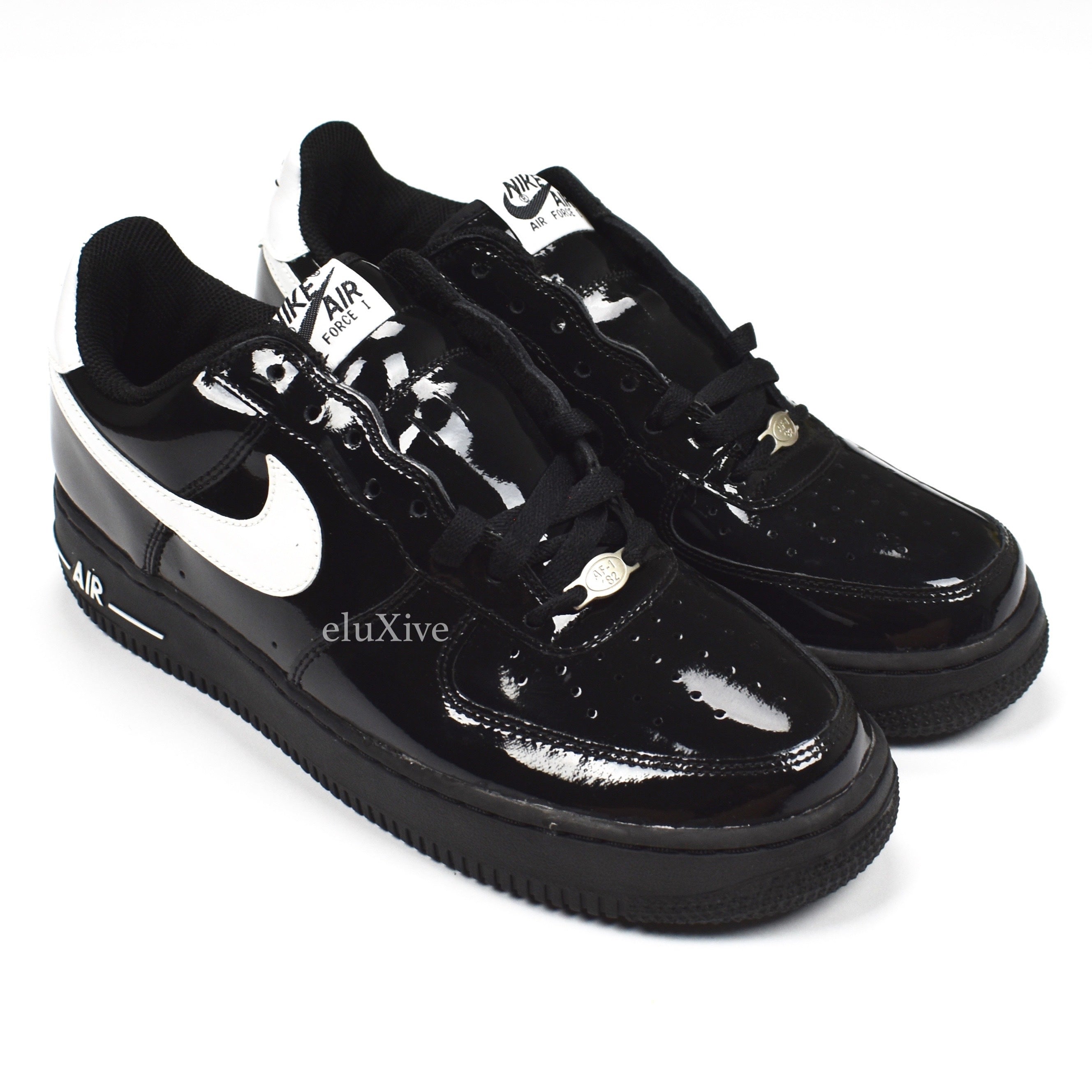 black patent leather nike air force 1