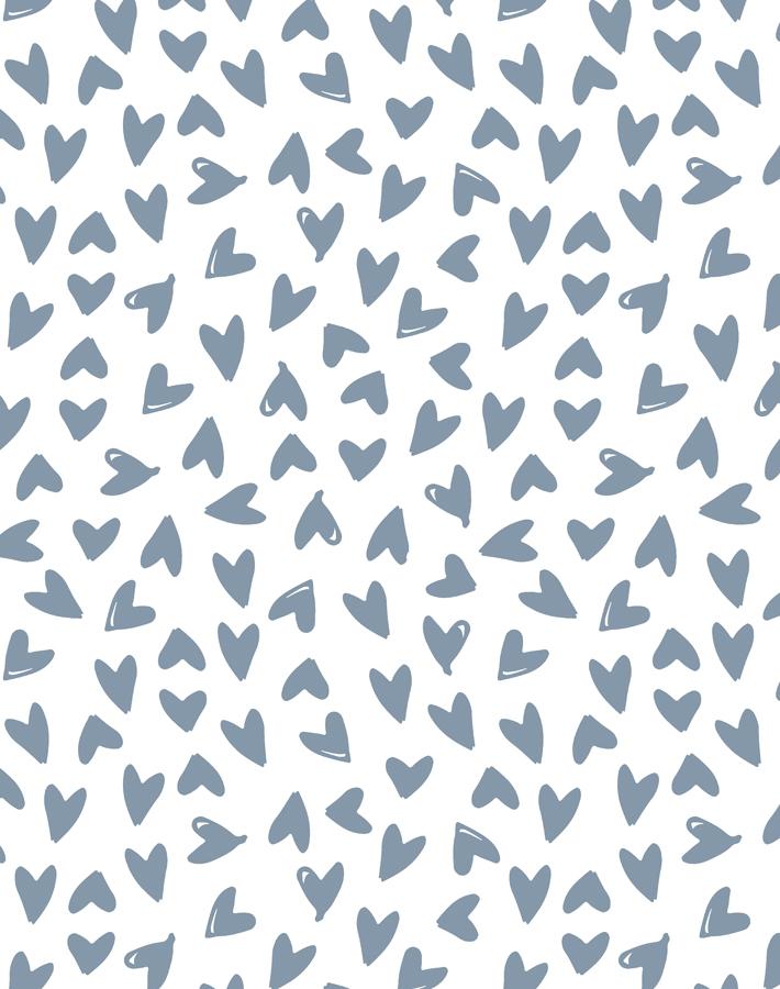 blue and white hearts wallpaper