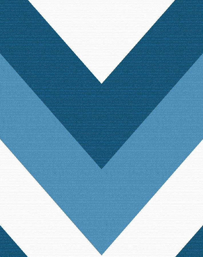 V Is For Chevron' Wallpaper by Nathan Turner - Blue