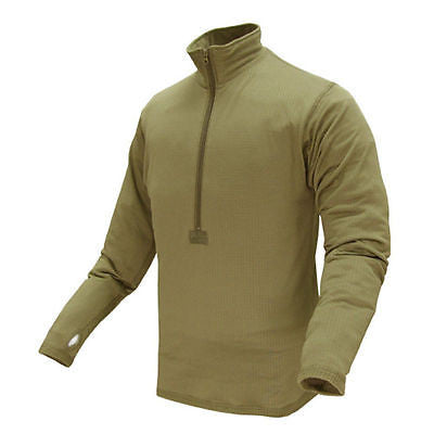 BASE II Zip Pullover TAN