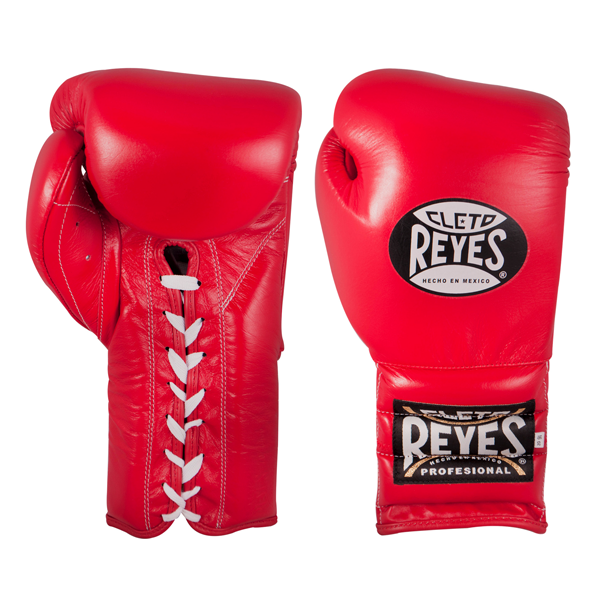 laced boxing gloves 10oz