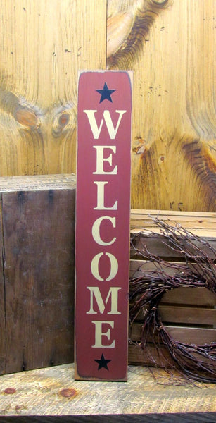 Welcome, Wooden Welcome Sign – Woodticks Wood&#039;n Signs