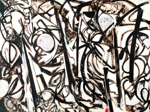 This Lee Krasner painting and is our contemporary art inspiration for the Fall/Winter 2020 collection.