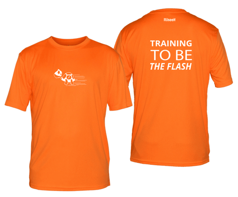  RUSEEN Reflective Apparel - Training to be The Flash - Men’s Short Sleeve
