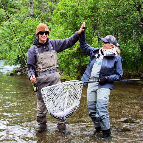 Fly Fishing Guide and Client