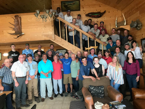 ATA Lodge guests take a group photo.