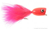 Pink Popperwog Silver Salmon Fly 
