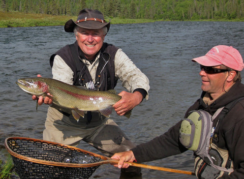 Large Rainbow Trout - Fishermen