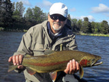 Great early season rainbow trout fly fishing