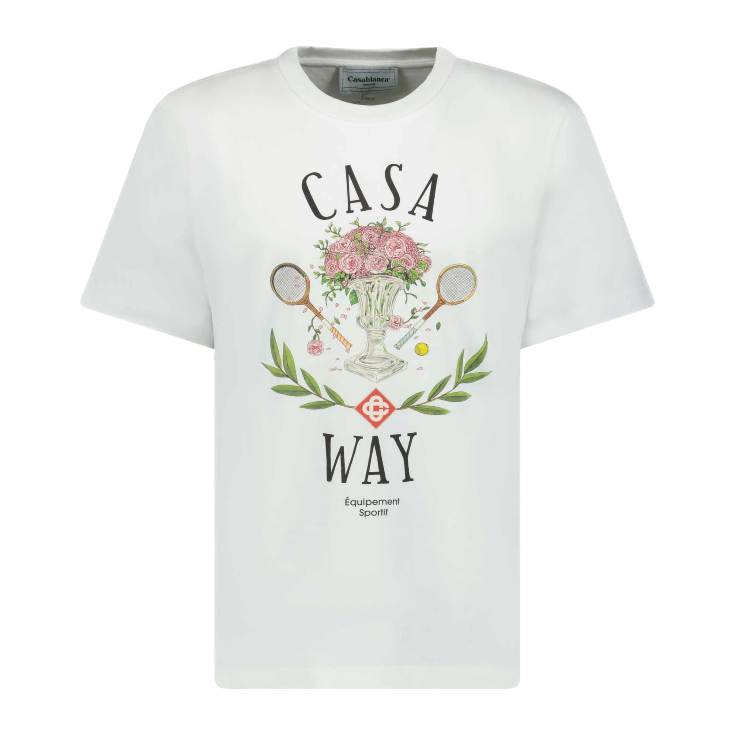 Casablanca 'CASA WAY' Graphic Print T-Shirt White