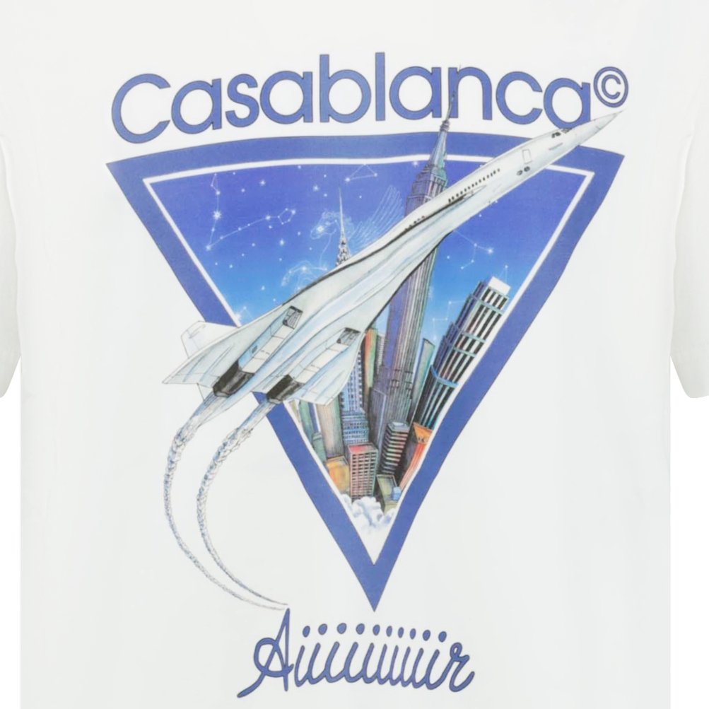 Casablanca 'Aiiiiir' T-Shirt White - forsalebyerin