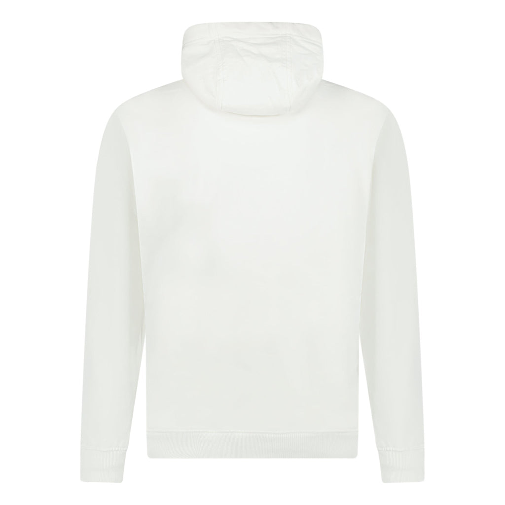 Casablanca logo embroidered hooded sweatshirt cream - forsalebyerin
