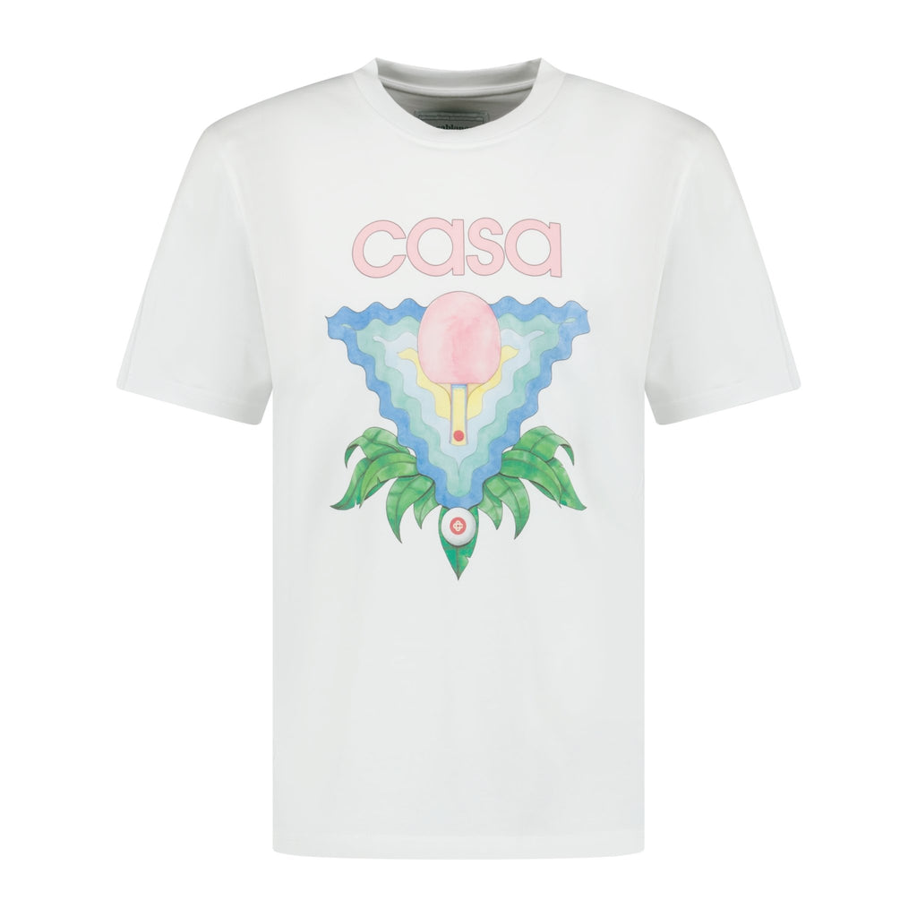 Casablanca 'Memphis Icon' T-Shirt White - forsalebyerin