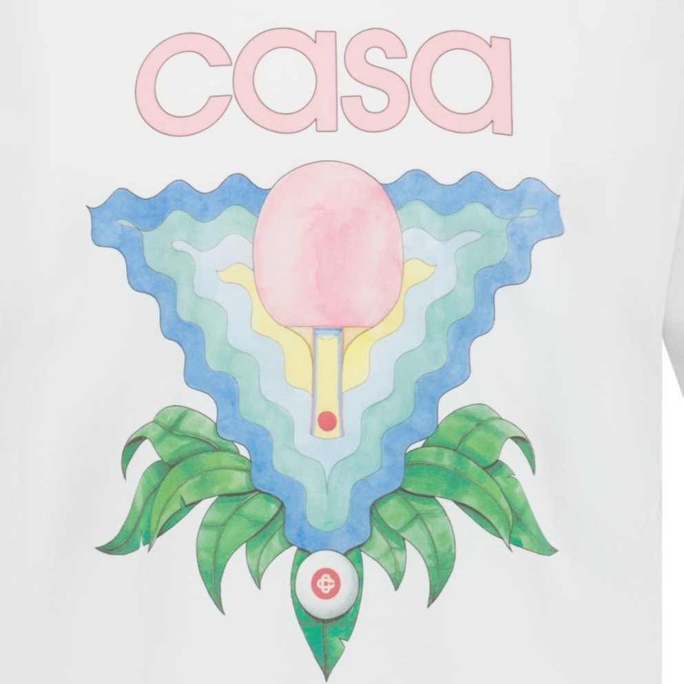 Casablanca 'Memphis Icon' T-Shirt White - forsalebyerin