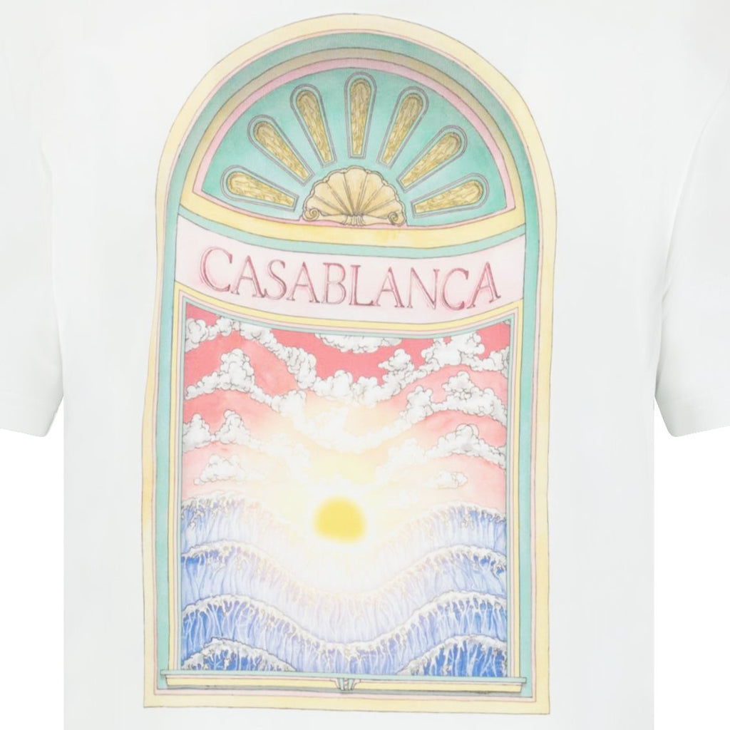 Casablanca 'Nouveaux Reves' T-Shirt White - forsalebyerin