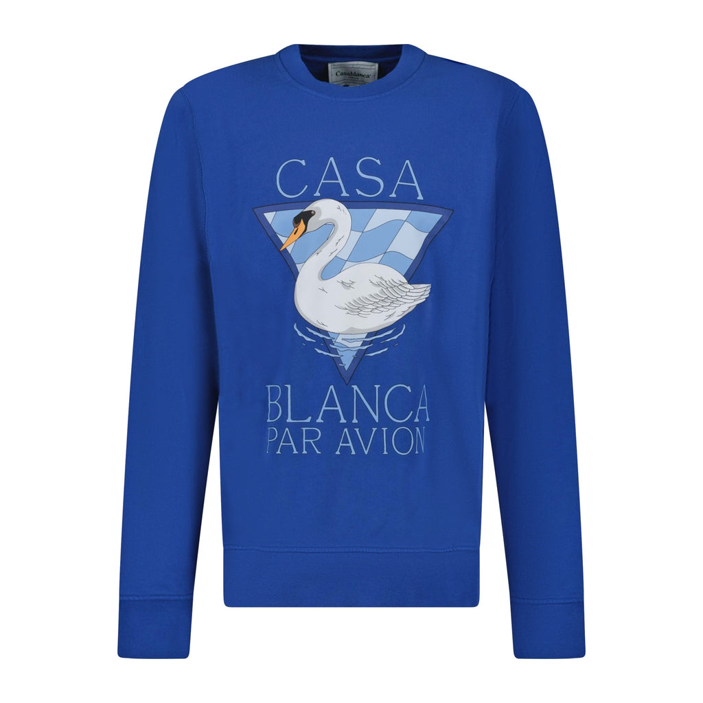 Casablanca 'Par Avion' Sweatshirt Blue - solversconference
