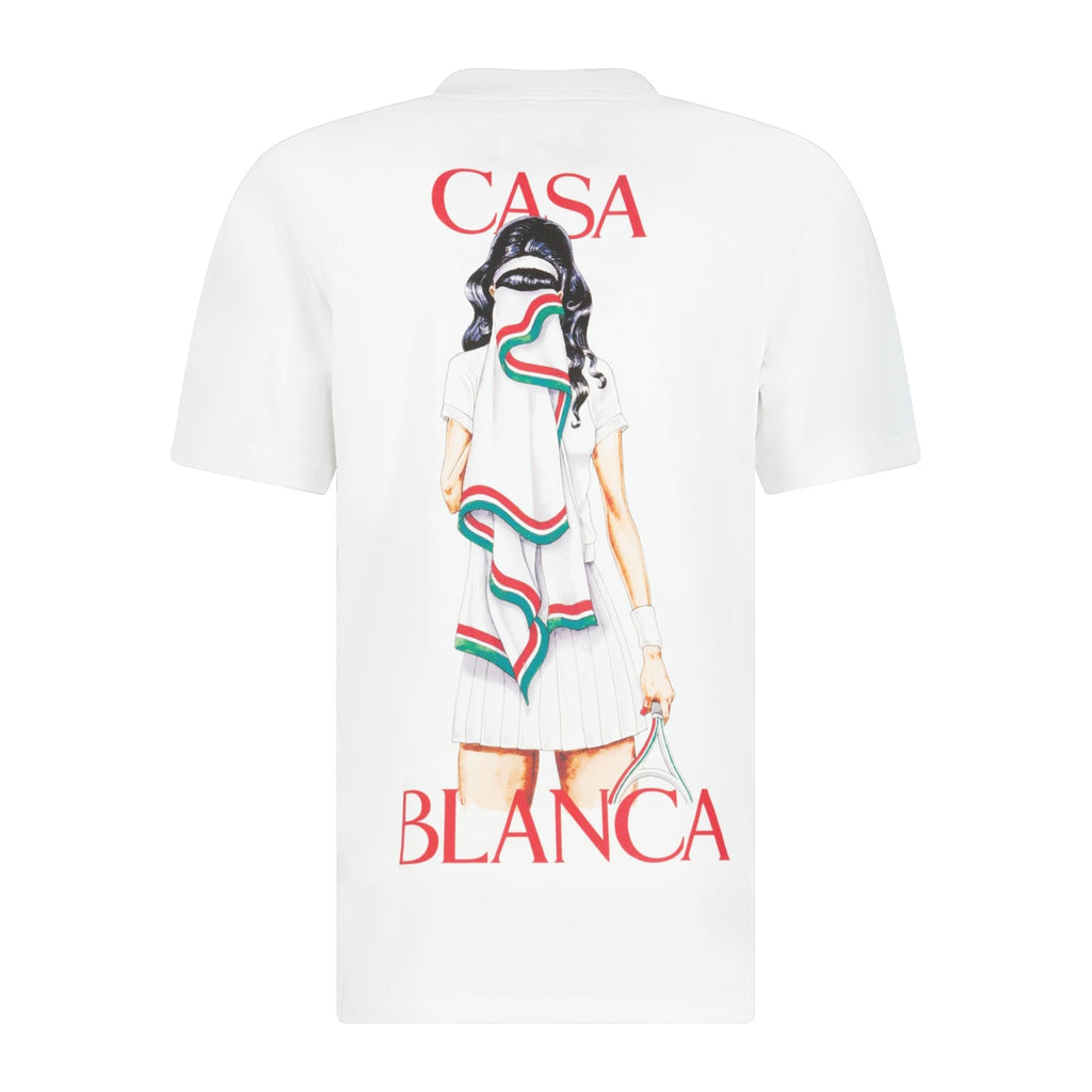 Casablanca 'Tennis Girl' T-Shirt White - solversconference