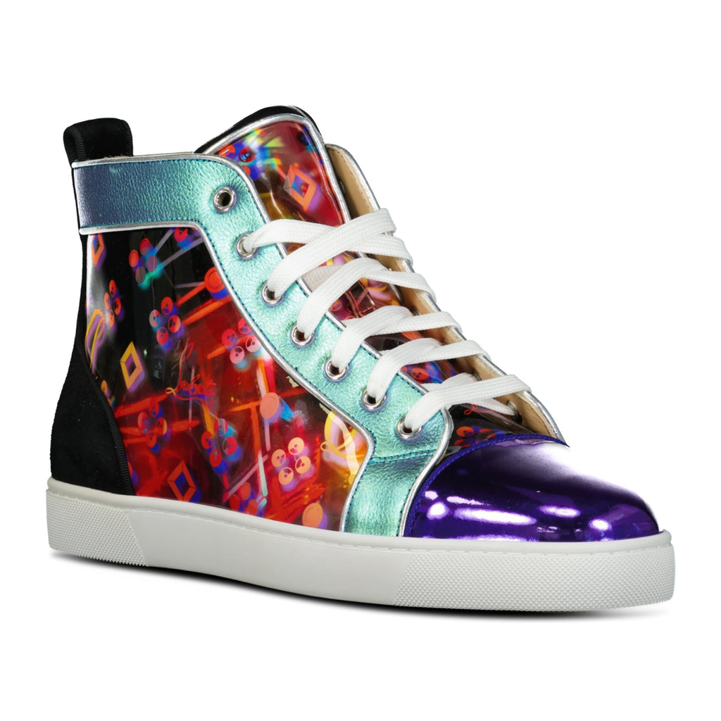 Christian Louboutin 'Disco' Orlato Flat Sneakers Multi-Colour - forsalebyerin