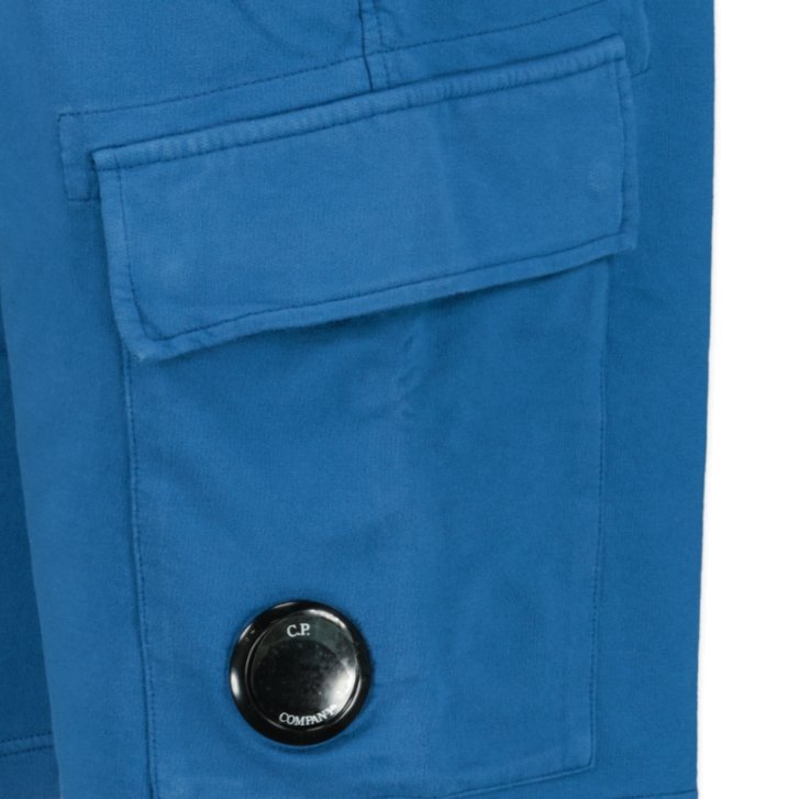 CP Company Bermuda Cotton Shorts Blue - forsalebyerin