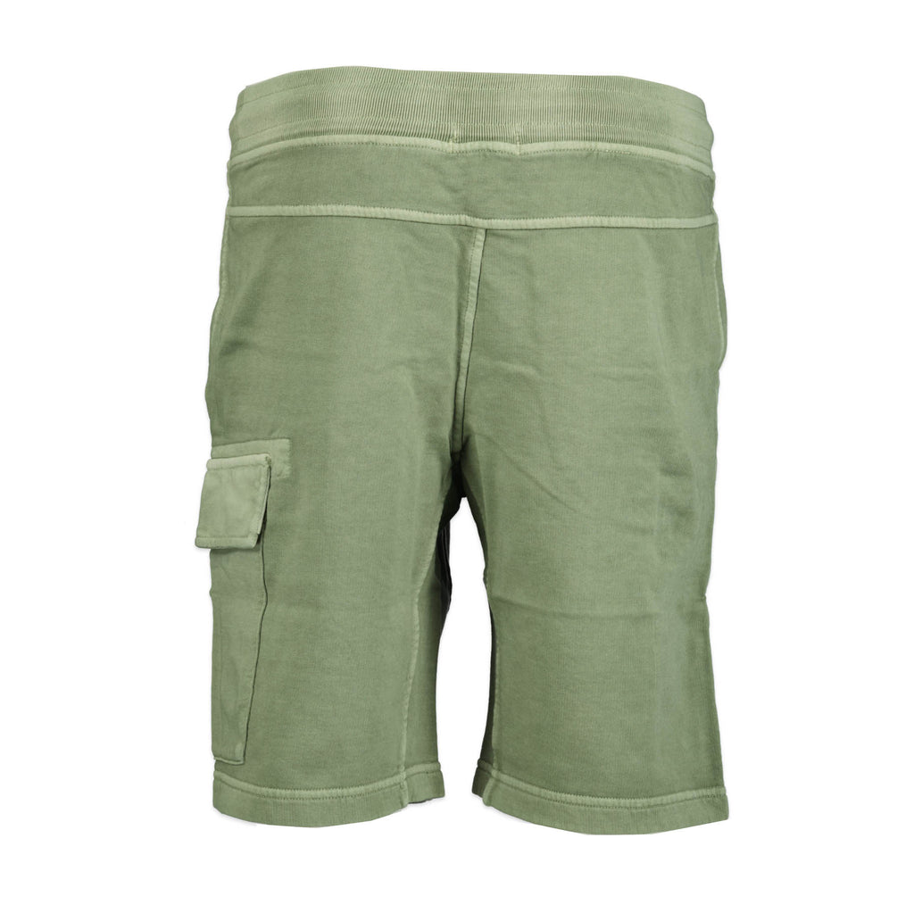 CP Company Bermuda Cotton Shorts Green - forsalebyerin