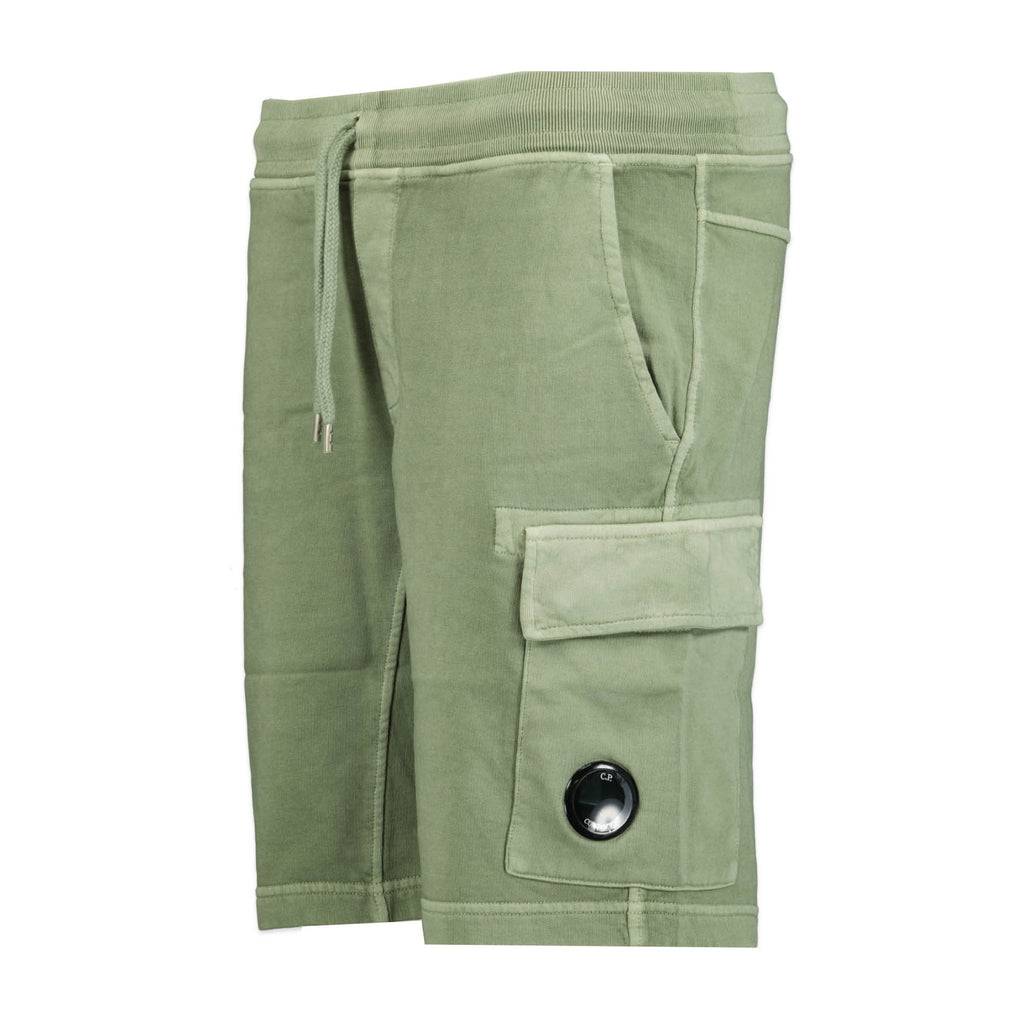 CP Company Bermuda Cotton Shorts Green - forsalebyerin