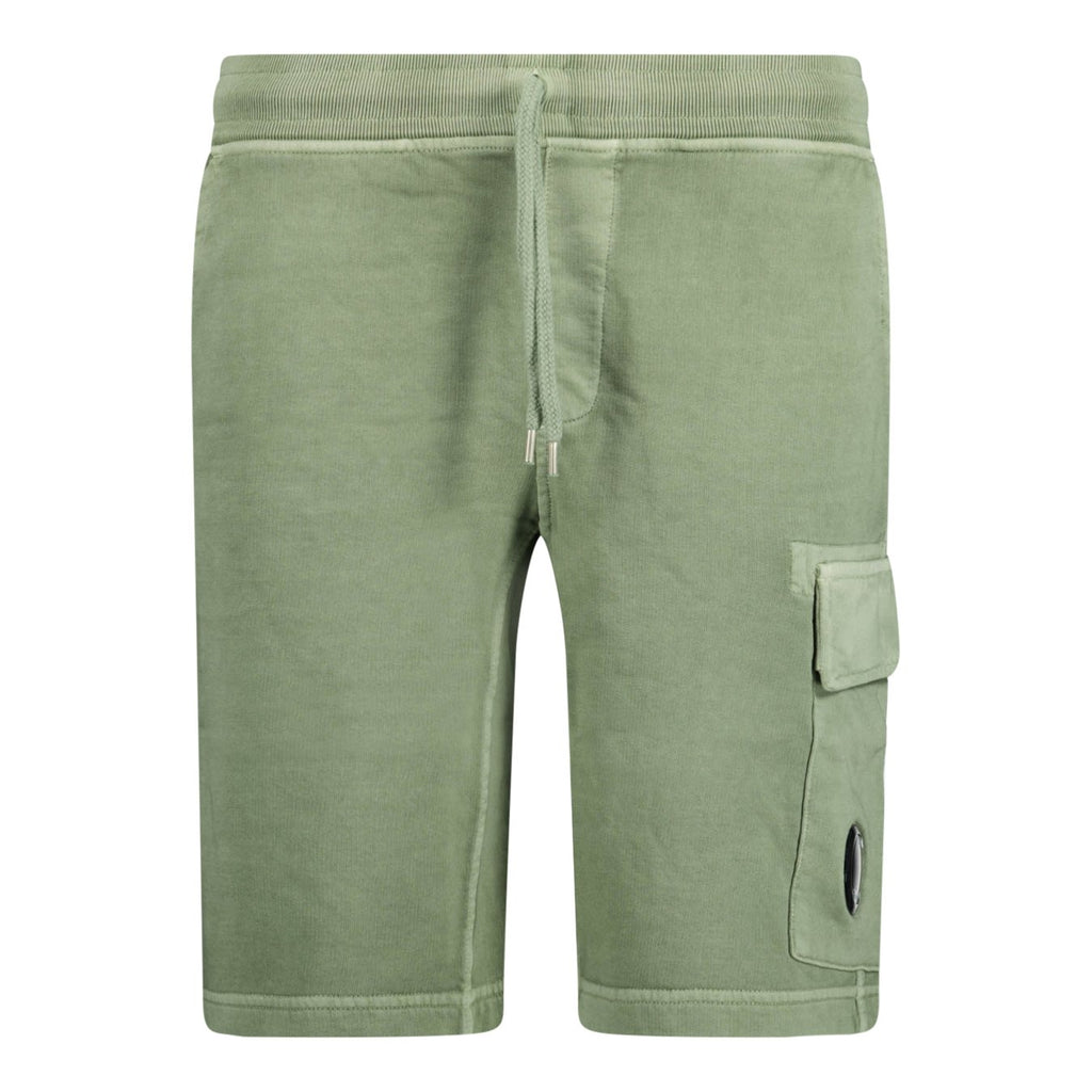 CP Company Bermuda Cotton Shorts Green - forsalebyerin