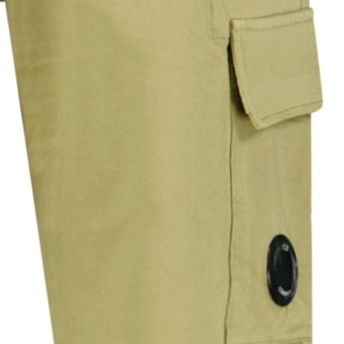 CP Company Bermuda Cotton Shorts Sand - forsalebyerin