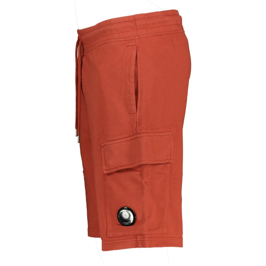 CP Company Lens Cotton Shorts Orange - forsalebyerin