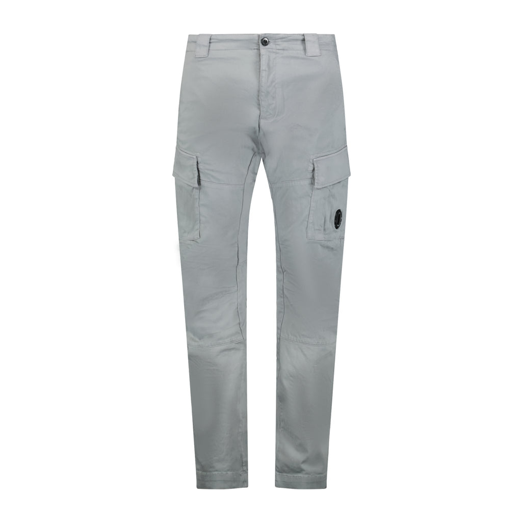 CP Company Stretch Sateen Cargo Pants Grey - solversconference