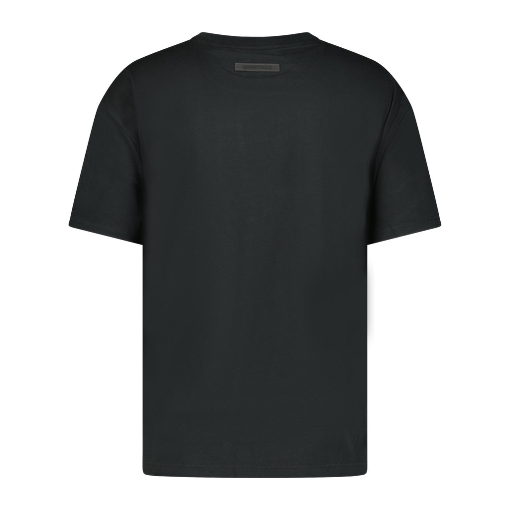 Essentials X Fear of God Reflective Logo T-shirt Stretch Limo Black - solversconference