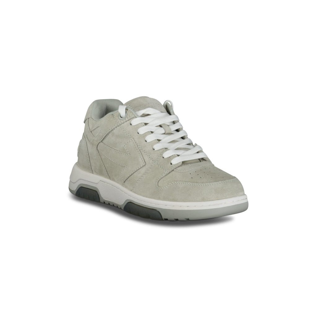 Off White Out Of Office Low Suede Trainers Grey - forsalebyerin