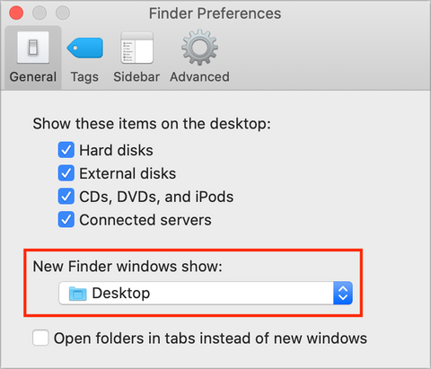Customize finder window Mac