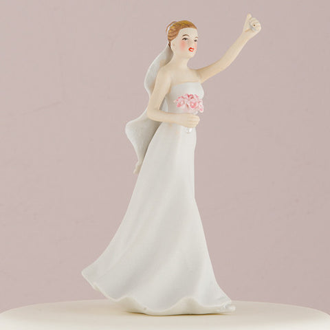 climb, climbing, victorious, mountain, tower, whimsical, cake, pair, co-ordinate, figure, hand painted, porcelain, hand-painted, bride, wife, wedding reception, wedding, weddings, topper, Skin Color_Light, Ethnicity_Caucasian, mix and match, mix & match, groom, figurine, husband, couple, cake topper, Cake Accessories_Cake Toppers, cake
