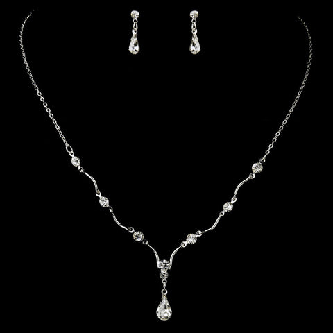 Clear, Jewelry, Jewelry Set, Silver