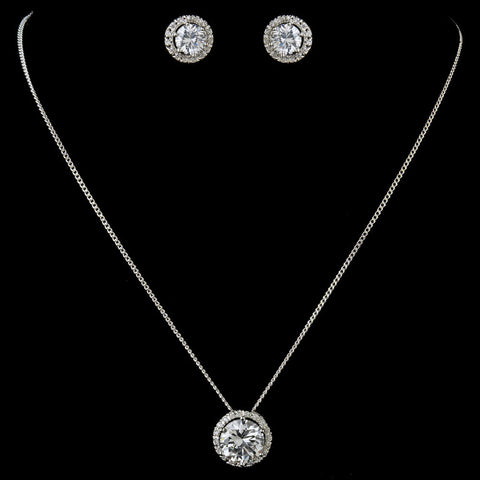 Clear, Jewelry, Jewelry Set, Rhodium