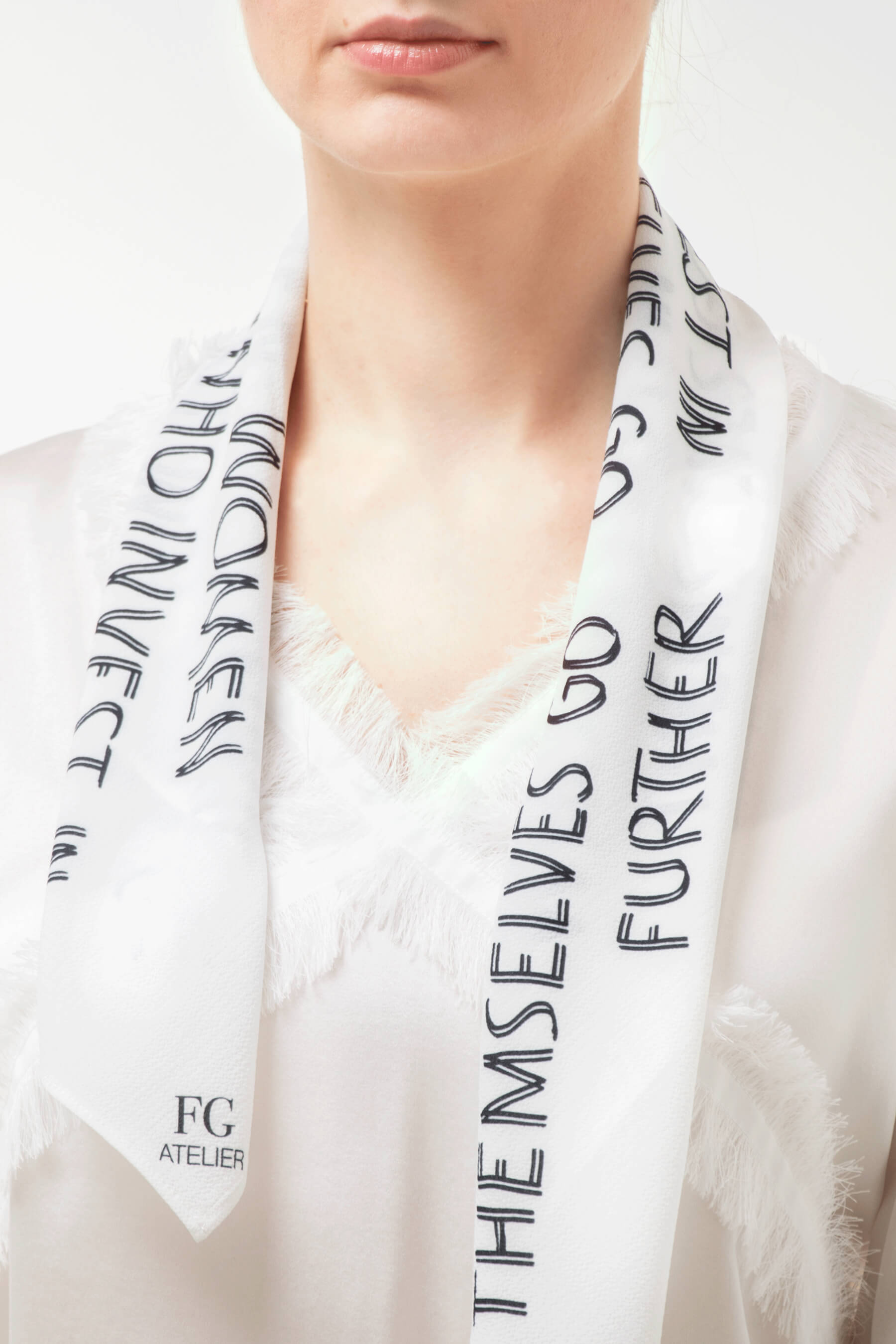 Women Who Invest In Themselves Go Further - Statement Scarf