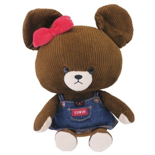 corduroy teddy bear stuffed animal