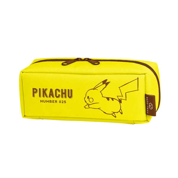 Paco Tray Pen Case Pencil Pouch Yellow Pikachu Number025 Pokemon Cente Verygoods Jp