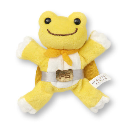 pickles the frog plush lemon