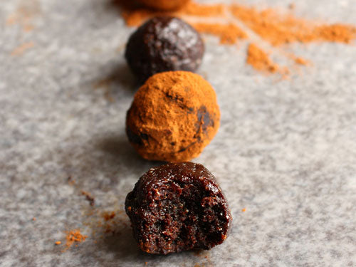 raw cacao brownie bites