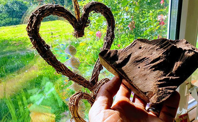 cacao paste in a sunny window