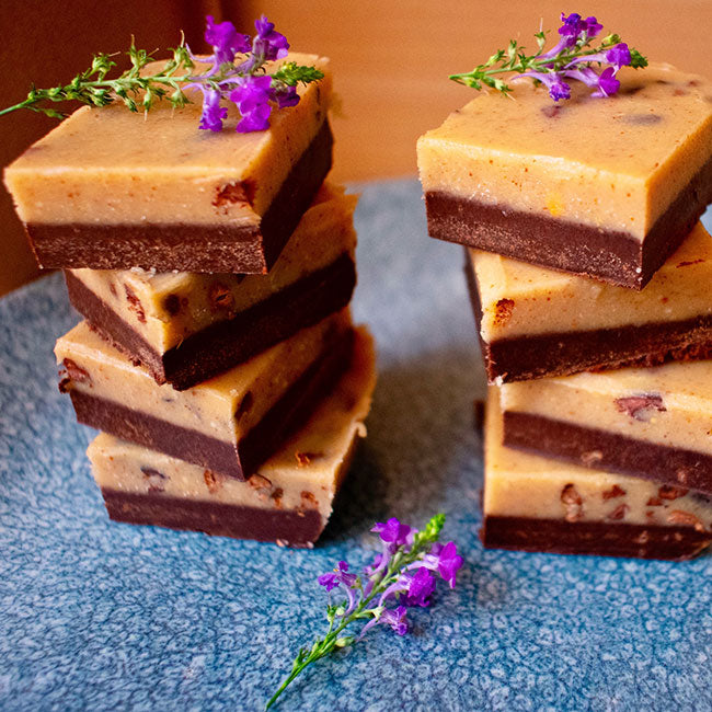 Raw Cacao and Peanut Butter Nibbly Fudge