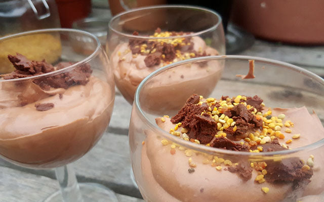 raw chocolate mousse