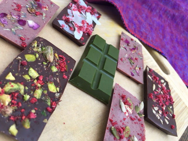 tickled pink raw vegan chocolate bars